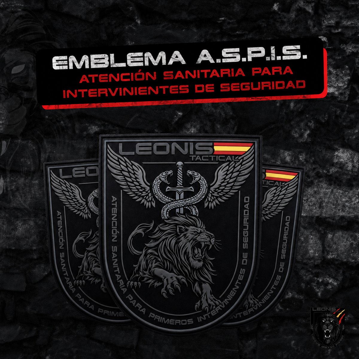 EMBLEMA A.S.P.I.S. – ATENCIÓN SANITARIA PARA PRIMEROS INTERVINIENTES DE SEGURIDAD