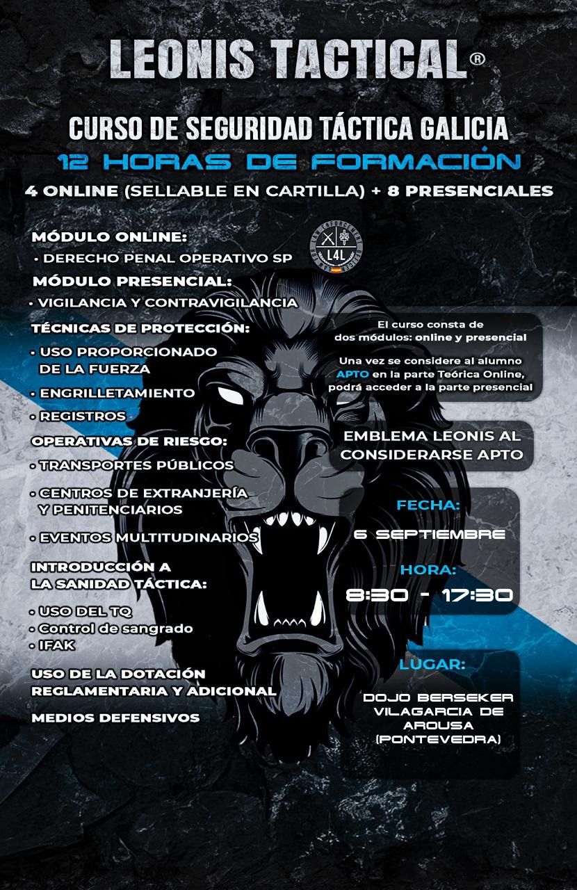 I CURSO DE SEGURIDAD TÁCTICA GALICIA