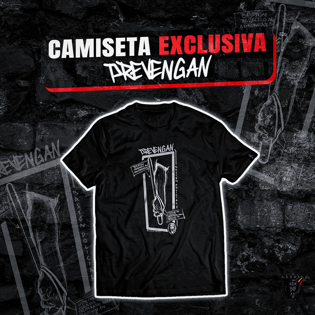 CAMISETA PREVENGAN - BASTÓN POLICIAL