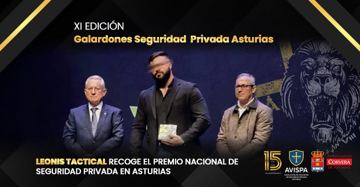 Leonis Tactical®, reconocido con el Premio Nacional en los XI Galardones de Seguridad Privada en Asturias