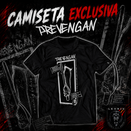 CAMISETA PREVENGAN - BASTÓN POLICIAL