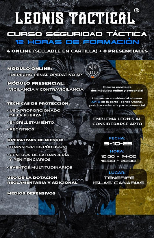 III CURSO SEGURIDAD TÁCTICA CANARIAS