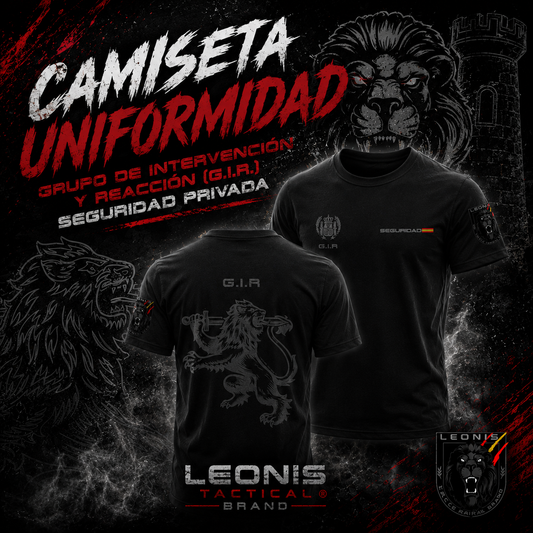 Camiseta Uniformidad G.I.R – Grupo de Intervención y Reacción de Leonis Tactical®