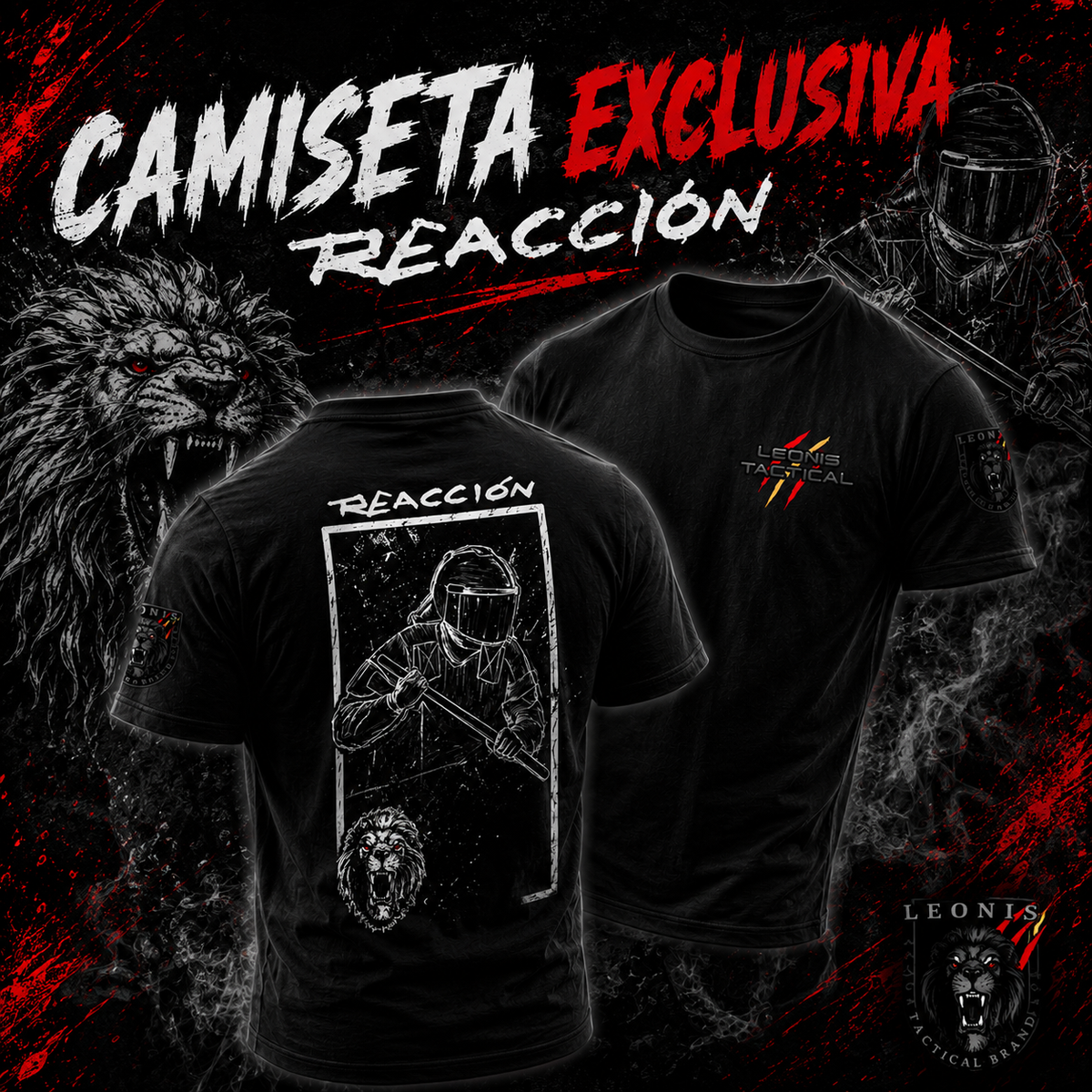 CAMISETA REACCIÓN - BASTÓN POLICIAL
