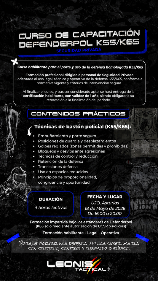 Capacitación DefenderPol K55/K65