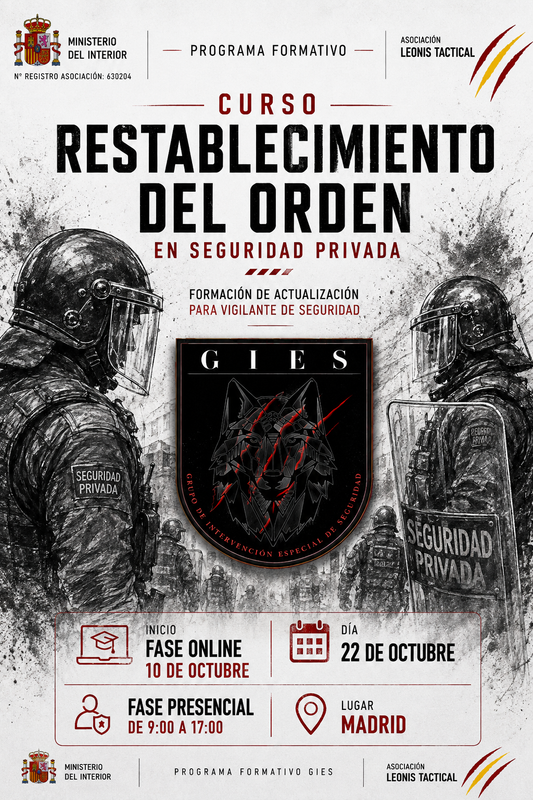 Curso Restablecimiento del Orden en Seguridad Privada – G.I.R. | G.I.E.S.