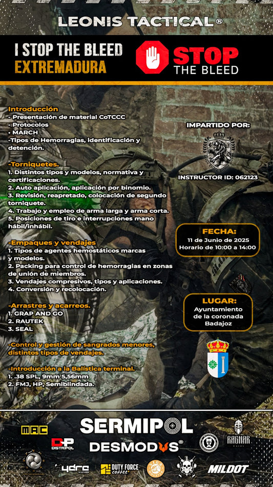 I STOP THE BLEED EXTREMADURA, 11 JUNIO 2025