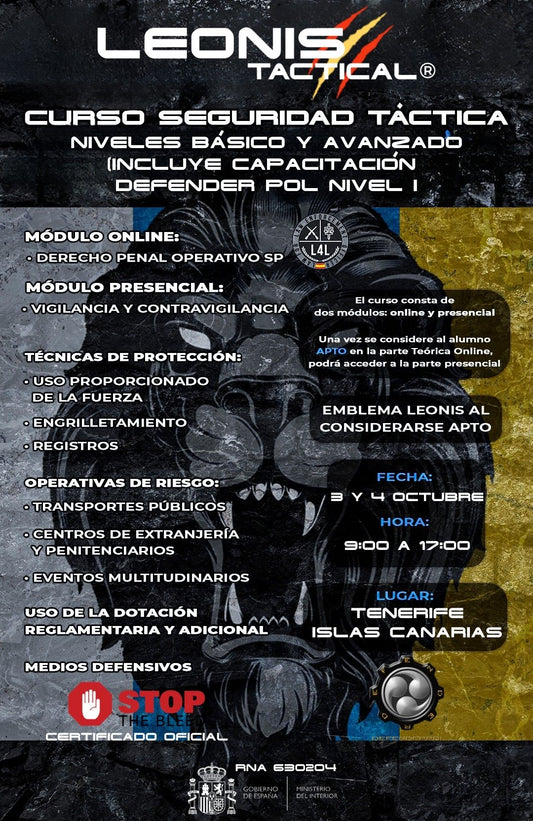 III CURSO SEGURIDAD TÁCTICA CANARIAS (TNF)