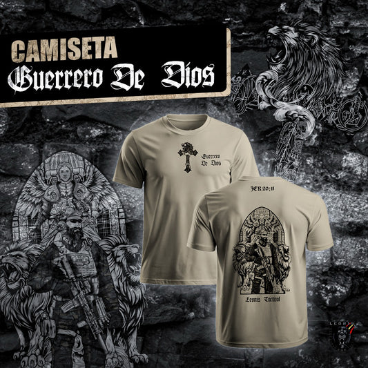 ***PRE ORDER*** Camiseta "GUERRERO DE DIOS" Ed. Exclusiva limitada