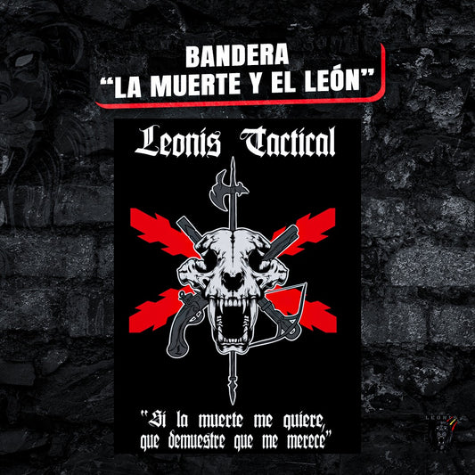Bandera “La muerte y el León”